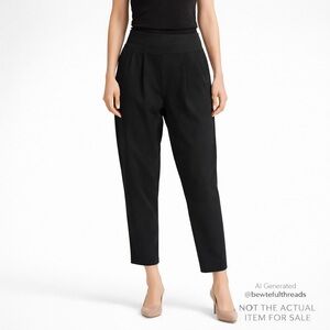 CAbi Black Pull-On Pants – M – Jersey Waist Comfort Fit